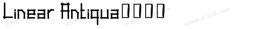 Linear Antiqua字体转换